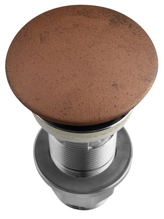 Korek umywalkowy Sapho FG920 5/4'', klik-klak, miedziany mat