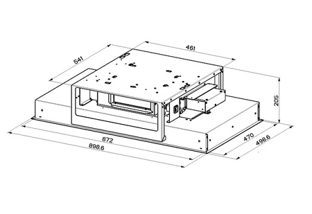 Okap sufitowy Faber Heaven Light Pro X Flat KL 90 350.0669.937
