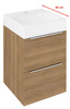 Szafka umywalkowa Sapho Emona EM040-2525 39,4x55x39cm, dąb cuneo