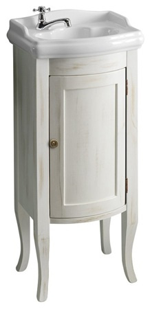 Szafka umywalkowa Sapho Retro 1641 36,5x85x29cm, starobiała