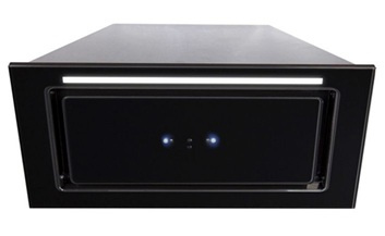 Okap podszafkowy / do zabudowy Toflesz Linea Glass Gest 60 czarny 850m3/h