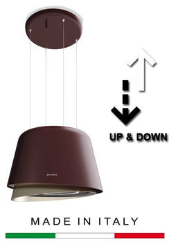 Okap wyspowy Faber Belle Plus Burgundy/Gold KL/2 345.0615.653