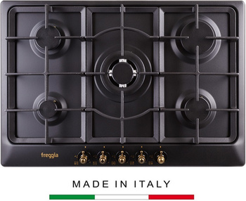 Płyta gazowa do zabudowy retro 75cm. Freggia HR750VGTAN antracyt