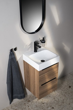 Szafka umywalkowa Sapho Emona EM040-2525 39,4x55x39cm, dąb cuneo