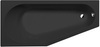Wanna asymetryczna Polysan Tigra L 90111.21, 170x80x46cm, lewa, czarny mat