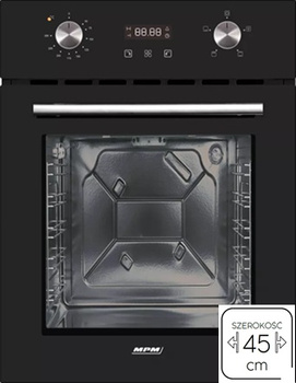 Piekarnik elektryczny do zabudowy 45cm. MPM MPM-45-BO-23C