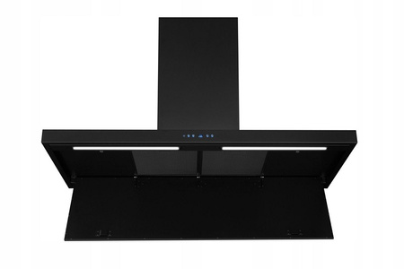 Okap wyspowy Toflesz Etna Isla Lux 90 czarny mat 850m3/h