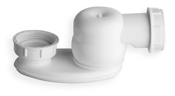 Półsyfon niski Polysan 71712, 6/4", wysokość 80mm, DN40