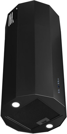 Okap wyspowy Toflesz Polaris Isla 40 czarny mat 850m3/h