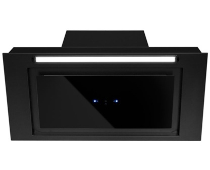 Okap podszafkowy / do zabudowy Toflesz Lumino Gest 60 czarny mat/czarny 850m3/h