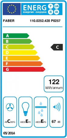 Okap przyścienny Faber Cocktail EV8 WH80 110.0252.428
