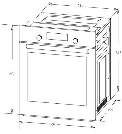 Zestaw 45cm. Kernau: płyta gazowa KGH4346.1TCIB + piekarnik elektryczny KBO0946SKB