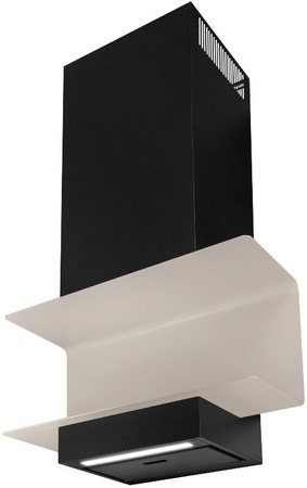 Okap kominowy / przyścienny C-Shelf Gest 60 black/kashmir 850m3/h
