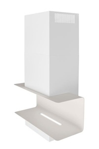 Okap kominowy / przyścienny Nortberg C-Shelf 60 White-Kashmir 850m3/h BLDC