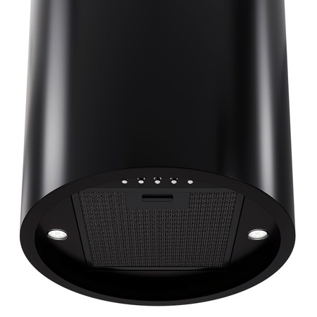 Okap wyspowy Lanilia Newelio Isola 39.1 Black