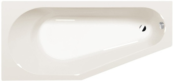Wanna asymetryczna Polysan Tigra L 90111.40, 170x80x46cm, lewa, beżowy