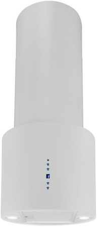 Okap wyspowy Toflesz Cylinder Isla 40 biały mat 850m3/h