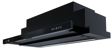 Okap teleskopowy Seenergy Telescopica LED90BL Czarny