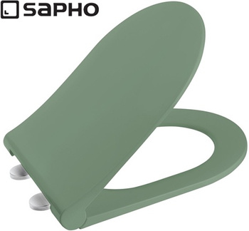 Deska WC Sapho Brilla 100787-128 Soft Close, duroplast, zielony mat