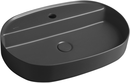 Umywalka ceramiczna nablatowa Isvea Italy Infinity 10NF65060-2C antarcyt