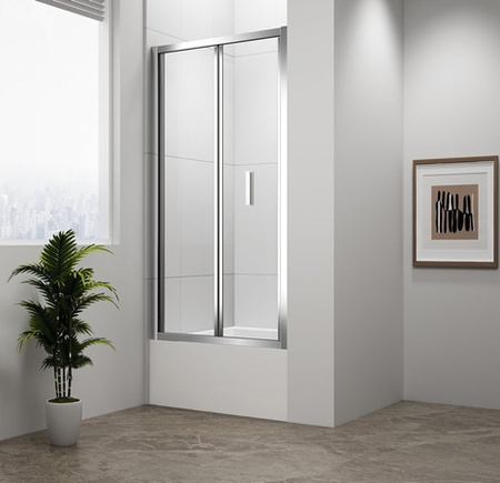 Drzwi prysznicowe Polysan Deep MD1910 100x165cm, szkło czyste