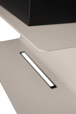 Okap kominowy / przyścienny C-Shelf Gest 60 black/kashmir 850m3/h