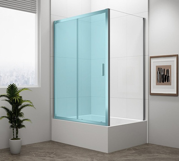 Ścianka boczna Polysan Deep MD3316 90x165cm, szkło czyste