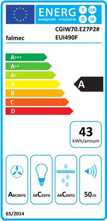 Okap podszafkowy / do zabudowy Falmec Grupa Silnikowa Plus NRS70 800m3/h