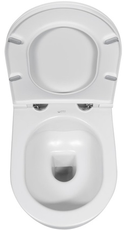 Miska wisząca WC Isvea Italy Infinity 10NF02004-2L rimless, 36,5x53cm, biały mat