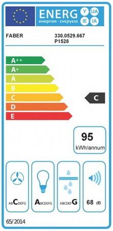 Okap przyścienny Faber Tweet EV8 LED WH80 330.0529.667