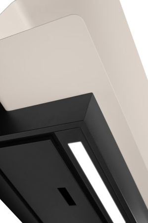 Okap kominowy / przyścienny C-Shelf Gest 60 black/kashmir 850m3/h