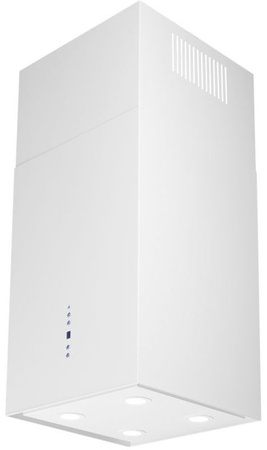 Okap wyspowy Toflesz Sandy Isla Lux biały mat 850m3/h