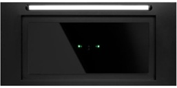 Okap podszafkowy / do zabudowy Toflesz Lumino Gest 60 czarny mat/czarny 850m3/h