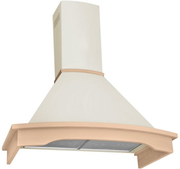 Okap przyścienny / kominowy Toflesz Rustical Rodeo 60 ecru 500m3/h