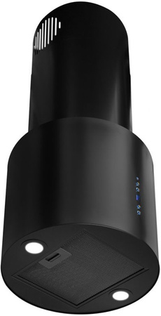 Okap wyspowy Toflesz Cylinder Isla czarny mat 850m3/h