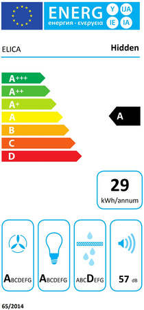 Okap podszafkowy / do zabudowy Elica Hidden Advance Plus BLGL/A/52