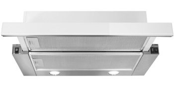 Okap teleskopowy / do zabudowy Toflesz Vega Glass 50 biały 324m3/h