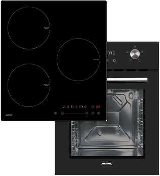 Zestaw 45cm MPM: płyta indukcyjna MPM-45-IM-07 + piekarnik elektryczny MPM-45-BO-23C