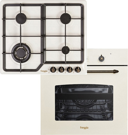 Zestaw retro Freggia: płyta gazowa HR640VGTCH + piekarnik gazowy OMRB66CH