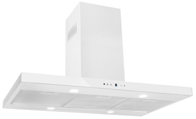 Okap wyspowy Toflesz Etna Isla 90 biały mat 850m3/h + pilot