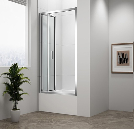 Drzwi prysznicowe Polysan Deep MD1910 100x165cm, szkło czyste