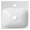 Umywalka kompozytowa Sapho Emona EN040 40x40cm, biały