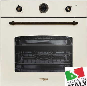 Piekarnik elektryczny do zabudowy retro Freggia OERD67CH szampański