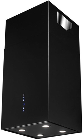 Okap wyspowy Toflesz Sandy Isla Lux czarny mat 850m3/h