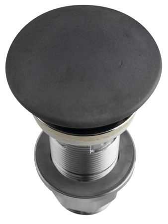 Korek umywalkowy Sapho FG916 5/4'', klik-klak, antracytowy mat