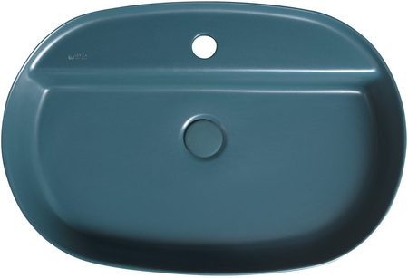 Zestaw Isvea Italy Infinity: Umywalka nablatowa + korek petrol mat