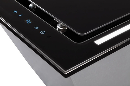 Okap podszafkowy / do zabudowy Toflesz Linea Glass 60 czarny 850m3/h + pilot