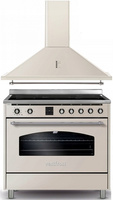 Zestaw Vestfrost: okap przyścienny VE-90RSABG + kuchnia gazowo-elektryczna VC-993WNPIBG