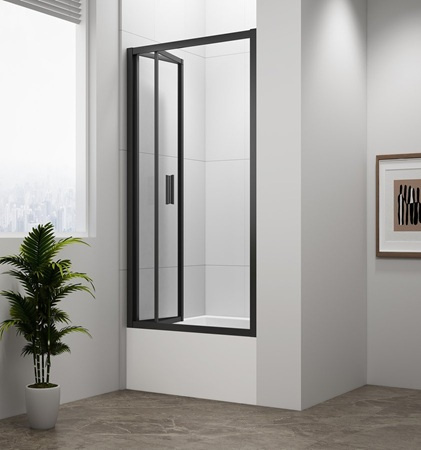 Drzwi prysznicowe Polysan Deep Black MD1910B 100x165cm, szkło czyste