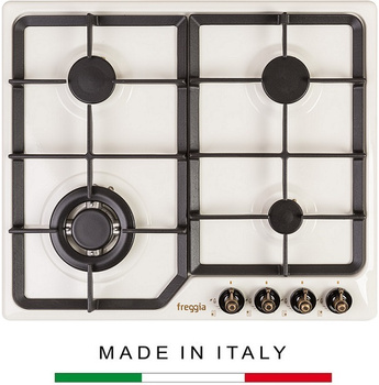 Płyta gazowa do zabudowy retro 60cm. Freggia HR640VGTCH szampański